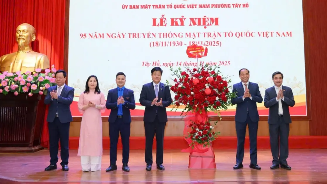 Phường Tây Hồ kỷ niệm 95 năm Ngày truyền thống MTTQ Việt Nam